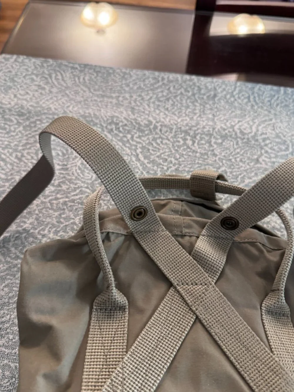 Fjallraven Kanken Classic Backpack Grey Fog Clay Excellent Condition